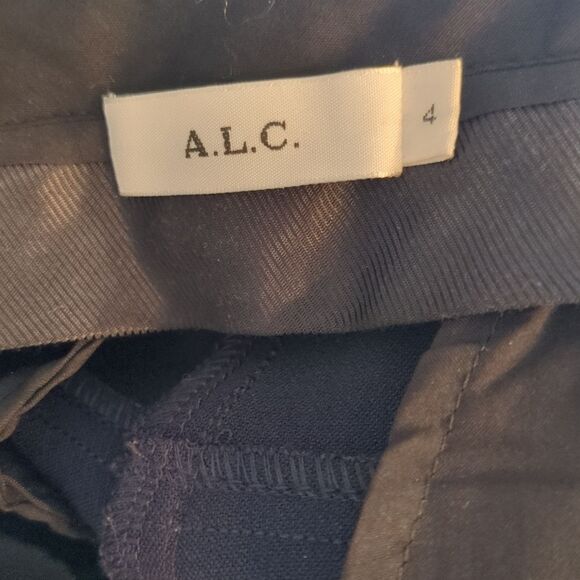 A.L.C Conway Front Slit Pants Navy - Picture 7 of 13